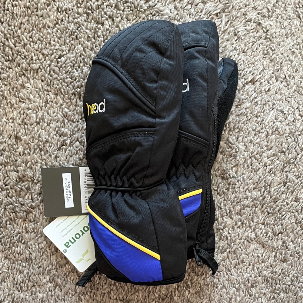 HEAD JR BOY'S SNOW SKI MITTEN GLOVE